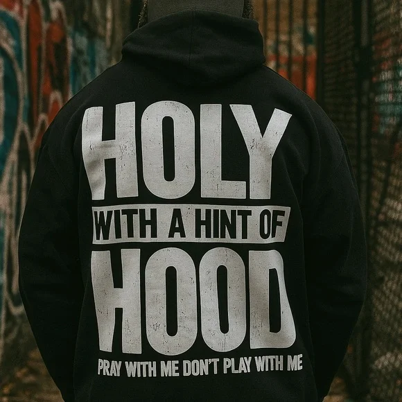 Black Hoodie for Men - Picture 5 of 16